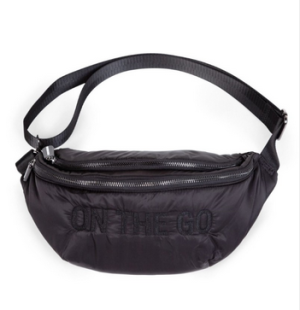 CHILDHOME Чанта за кръста Banana Bag On The Go Hip Bag, черен шушляк
