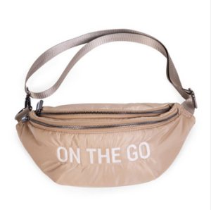CHILDHOME Чанта за кръста Banana Bag On The Go Hip Bag, бежов шушляк