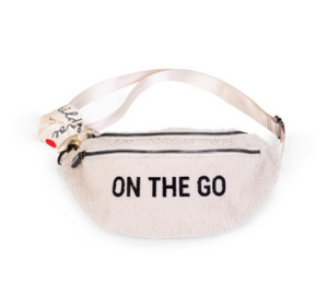 CHILDHOME Чанта за кръста Banana Bag On The Go Hip Bag Teddy бяла