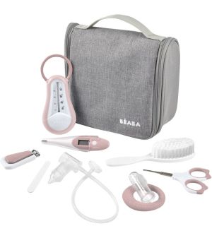 BEABA Тоалетен Несесер 9 Части Old Pink