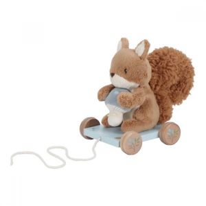 Little Dutch Мека играчка за дърпане Катеричка Forest Friends