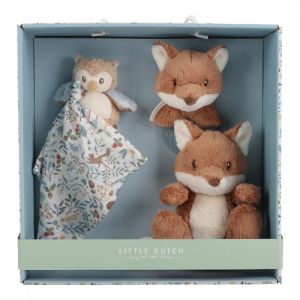 Little Dutch Подаръчна кутия с меки играчки за бебе Forest Friends