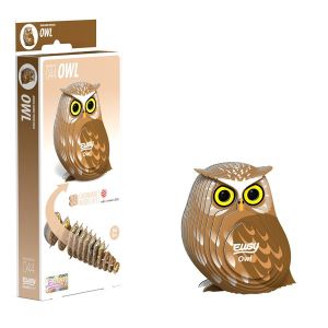 EUGY 3D Фигурка за сглобяване Бухал
