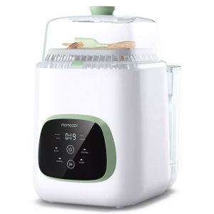 MOMCOZY Уред за миене на бебешки шишета и съдове и стерилизатор 2 в 1 KleanPal Pro