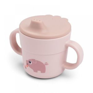 DONE BY DEER Чаша против разливане с дръжки Tiny farm Powder