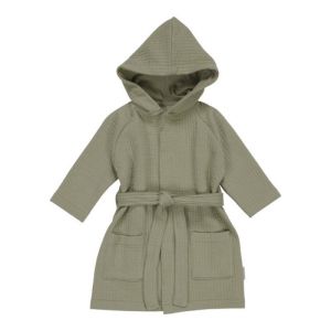 Little Dutch Бебешки Халат за Баня Pure Olive 98-104