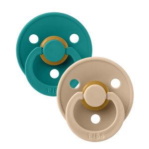 BIBS COLOUR залъгалка каучук Taupe/Scuba 6-18 месеца