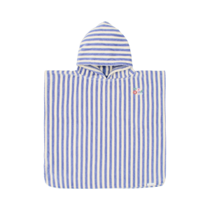 LITTLE DUTCH Детско плажно пончо Dreamy Purple Stripe