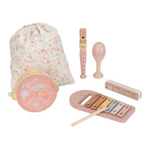 LITTLE DUTCH Музикален сет - Pink - Safari Friends FSC